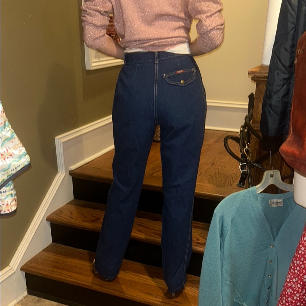 Vintage Sz 26 Zena Women's Classic High Rise Blue Jeans EVC